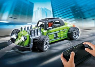 PLAYMOBIL Remote Control Roadster Rock'n'Roll Racer 9091 Piraten Aktions Paket -